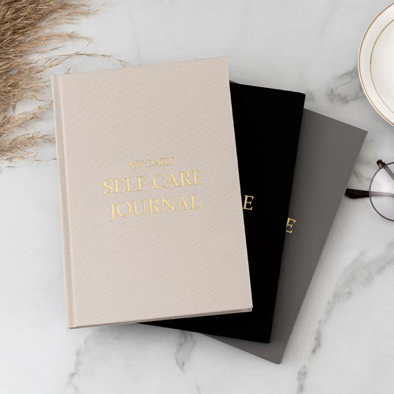 My Daily Self Care Journal Planner | Gratitude Journal | Wellness Mindfulness Journal | Minimalist Design | Luxury Gift for Her