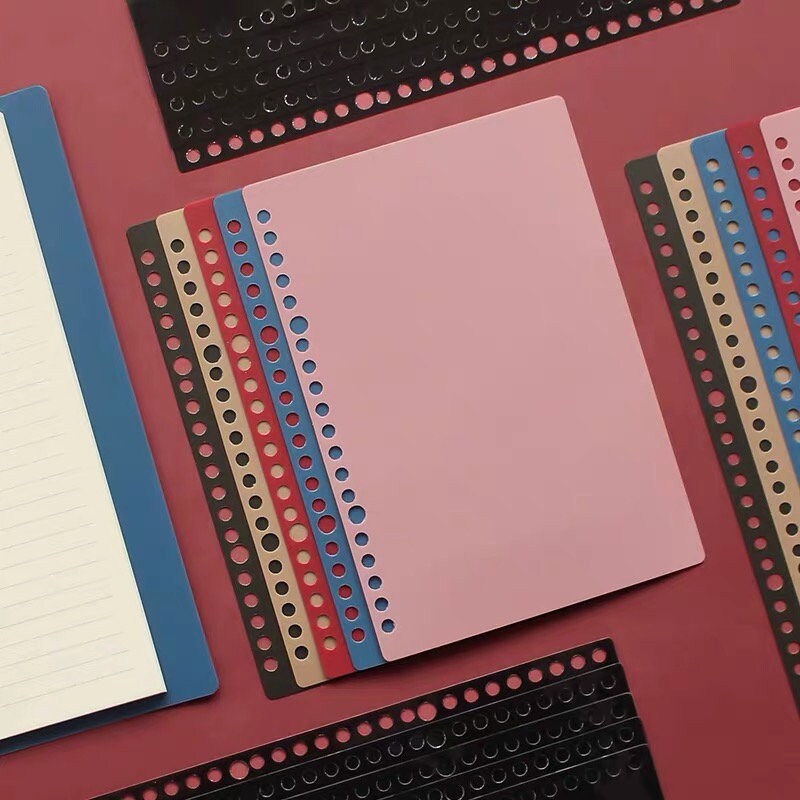 Multicolor Loose Leaf Binder Covers| A5 B5 A4 | DIY Smart Ring Binder | Study Supplies