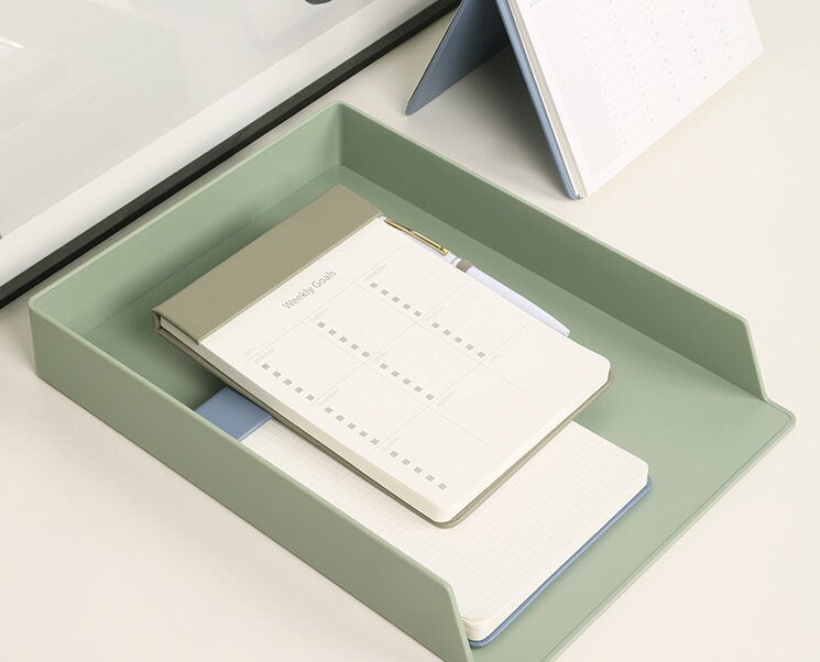 Refillable Leather Clip Board | Note Pad | Memo Pad | Weekly Plan | Office Supplies | Study Supplies