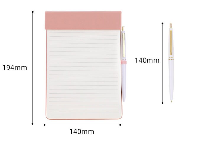 Refillable Leather Clip Board | Note Pad | Memo Pad | Weekly Plan | Office Supplies | Study Supplies