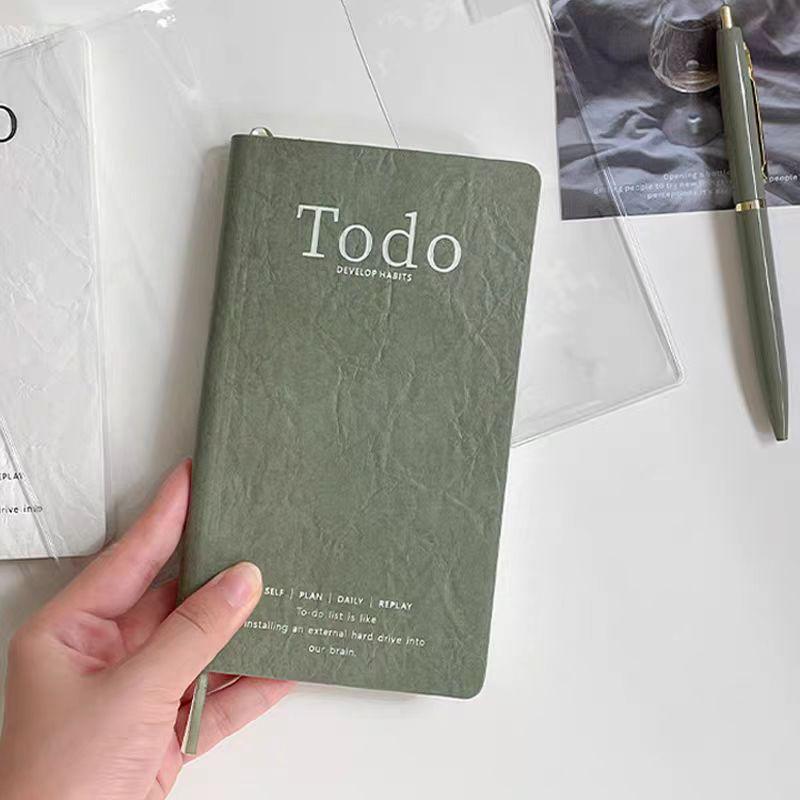 To Do List Soft Cover Vegan Leather Journal | Checklist Daily Plan Planner | 2025 Planner | Student Office Supplies | Gift for Her