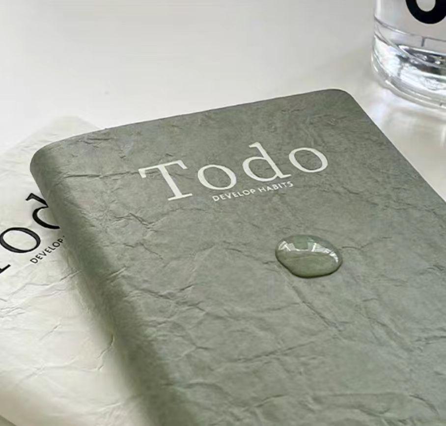 To Do List Soft Cover Vegan Leather Journal | Checklist Daily Plan Planner | 2025 Planner | Student Office Supplies | Gift for Her