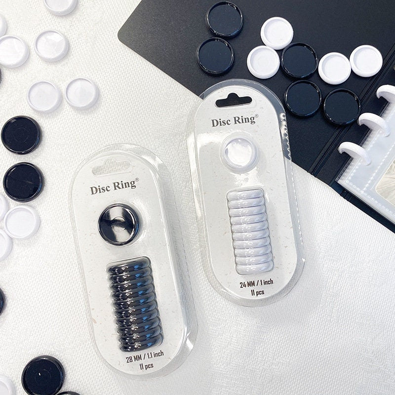 Morandi Color Binding Discs | Discbound Binding Discs | Plastic Happy Planner Disc Rings Sets | Plastic Discs for Discbound System