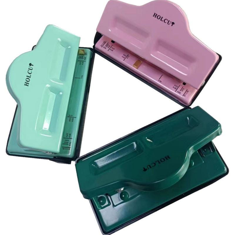 4 Hole Mushroom Holes Puncher | Disc-bound Mushroom Holes | Notebook Binding Punch Tool Office Stationery Supplies