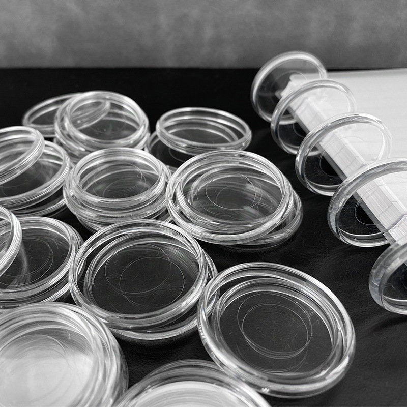 Crystal Clear Binding Discs | Discbound Binding Discs | Plastic Happy Planner Disc Rings Sets | Plastic Discs for Discbound System