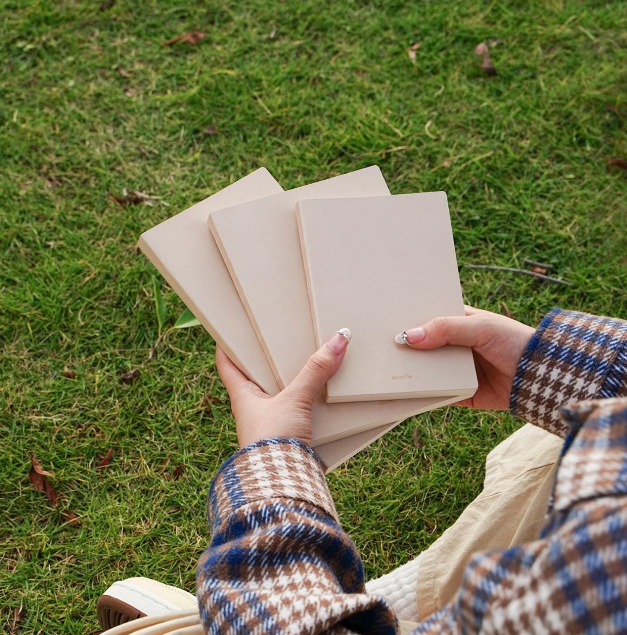 Ultimate Tomoe River Paper Notebook | A6 B6 TN Size | 320 Pages | Blank Grid Notebooks | Lay-Flat Binding | Fountain Pen Friendly