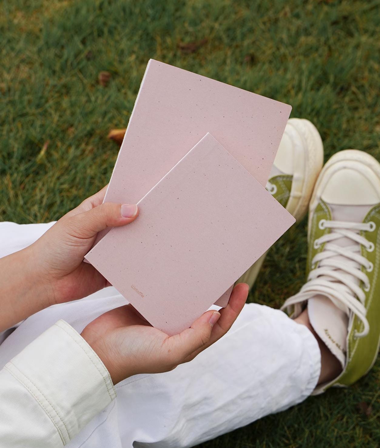 Ultimate Tomoe River Paper Notebook | A6 B6 TN Size | 512 Pages | Blank Grid Notebooks | Lay-Flat Binding | Fountain Pen Friendly