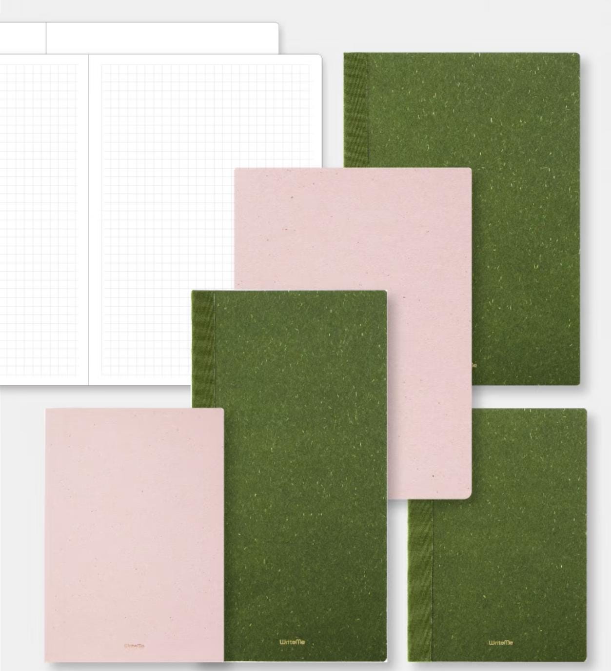 Ultimate Tomoe River Paper Notebook | A6 B6 TN Size | 512 Pages | Blank Grid Notebooks | Lay-Flat Binding | Fountain Pen Friendly
