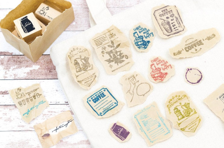 I Love Coffee Wooden Stamp | Wood Stamp Set | Scrapbooking | Planner Stamp |