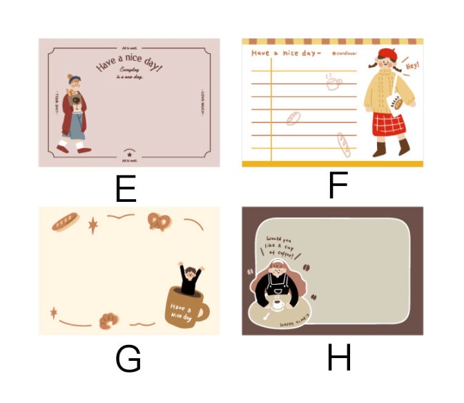 80 Sheets Cute Girl Memo Pad | Message Paper | Kawaii Stationery | Student Office School Supplies | Daily Planning | Note Paper