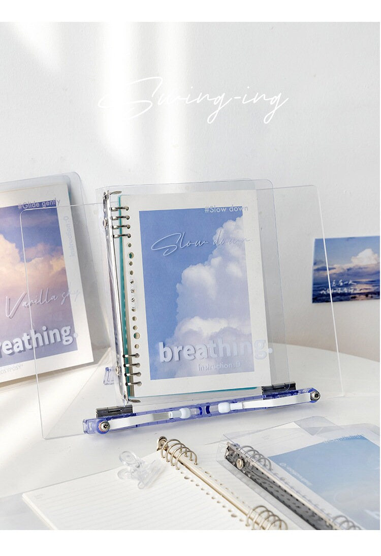 A5 B5 Breathing Notebook | 20 26 Holes Ring Binder | Loose Leaf Notebook | Study Supplies | Writing Journal | Note Taking