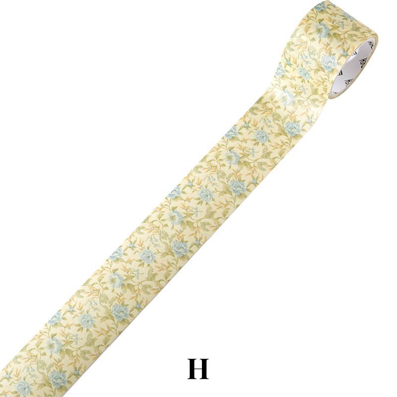 Retro Wonderland of Flowers Washi Tape | | Japanese Washi Tape | Decorative Tapes | Planner BUJO Journaling Supplies