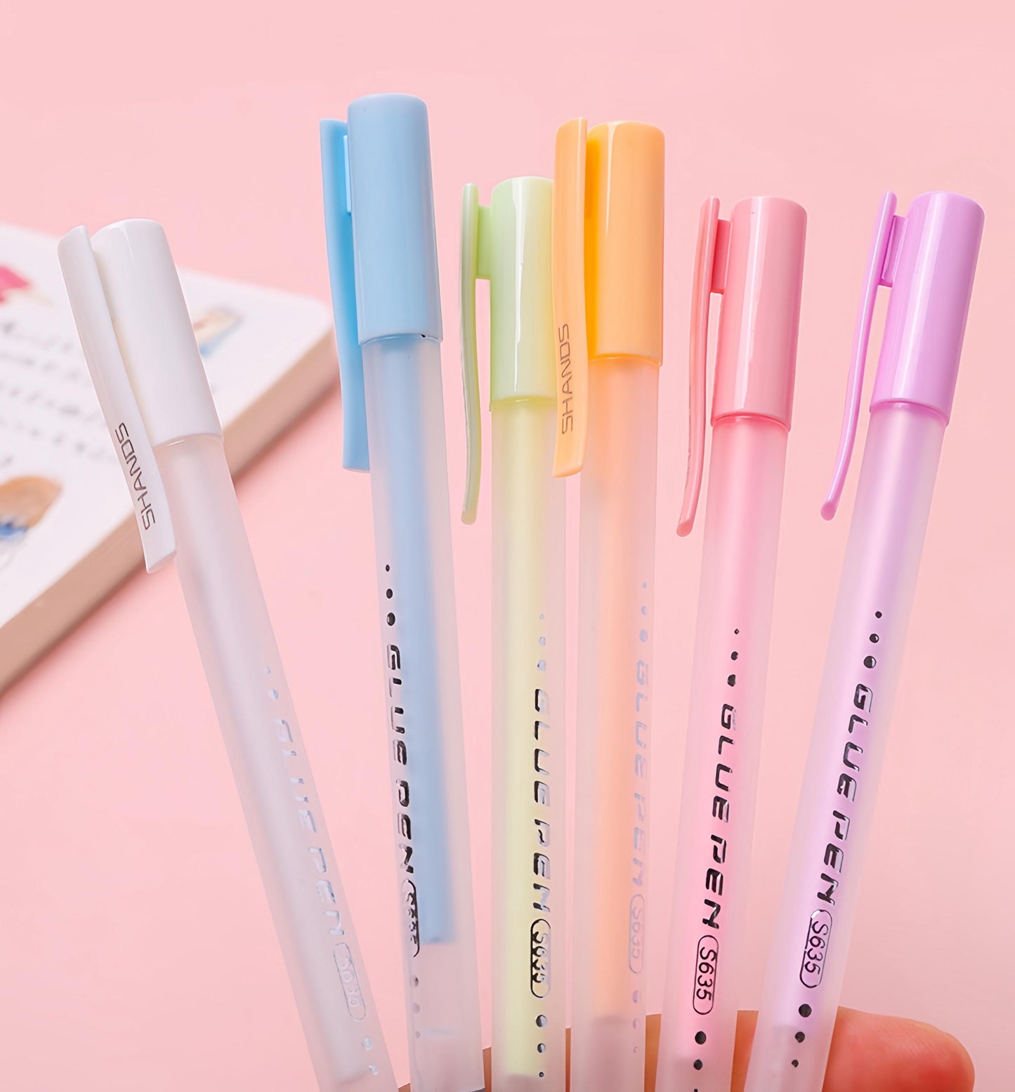 Dispensing Pen | Pen-Shaped Dotting Glue Stick | Children Creative DIY Handicrafts Artworks | Artisan Tools Pen Style Dots Glue