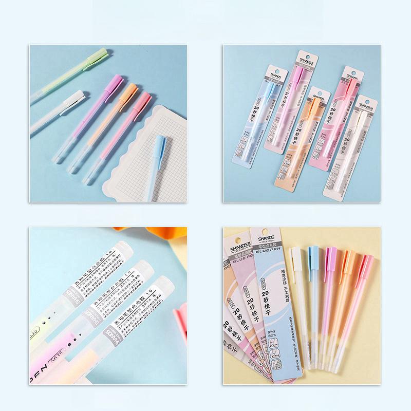 Dispensing Pen | Pen-Shaped Dotting Glue Stick | Children Creative DIY Handicrafts Artworks | Artisan Tools Pen Style Dots Glue