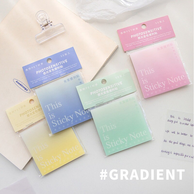 Transparent Sticky Notes | Vellum notepad | Translucent Sticky Notes | Tracing Paper Sticky Notes | Office Study Planner