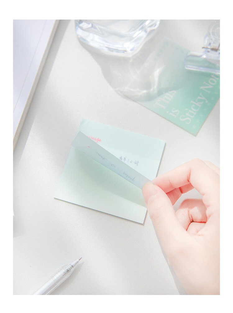 Transparent Sticky Notes | Vellum notepad | Translucent Sticky Notes | Tracing Paper Sticky Notes | Office Study Planner