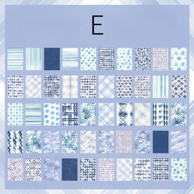 50 Sheets Material Paper | Various Pattern Design Paper for Writing Drawing Card Making Journaling Scrapbooking|Junk Journal Collage Starter