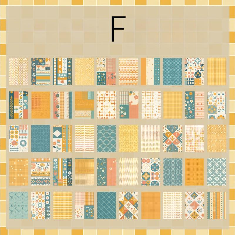 50 Sheets Material Paper | Various Pattern Design Paper for Writing Drawing Card Making Journaling Scrapbooking|Junk Journal Collage Starter