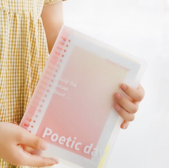 Poetic Day Smart Ring Binder | B5 A5 | Loose Leaf Notebook | Study Supplies | Note Taking | Japanese Stationery