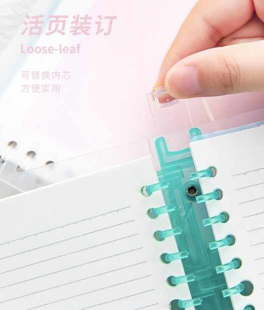 Poetic Day Smart Ring Binder | B5 A5 | Loose Leaf Notebook | Study Supplies | Note Taking | Japanese Stationery