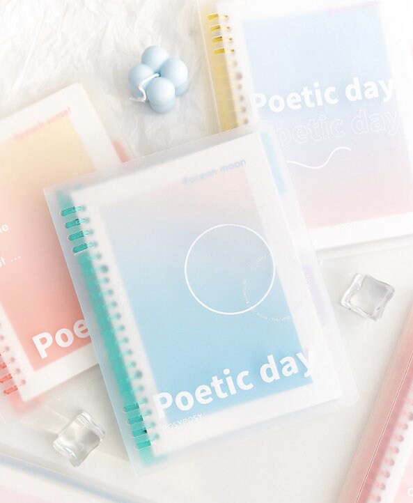 Poetic Day Smart Ring Binder | B5 A5 | Loose Leaf Notebook | Study Supplies | Note Taking | Japanese Stationery