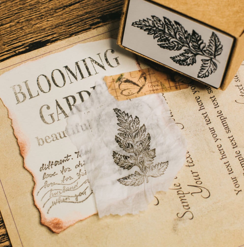 Jungle Series Rubber Stamp | Wooden Stamp Set | Scrapbooking Stamp | Planner Stamp