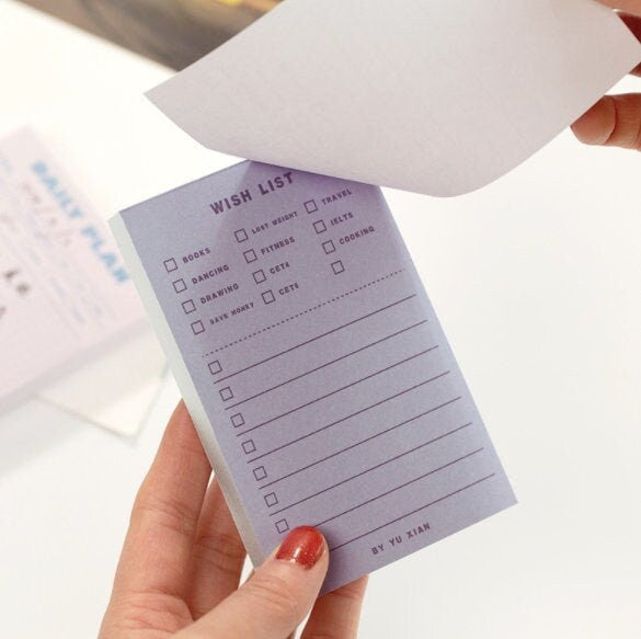 100 Sheets Desk Notepad | Planner | Memo Pad | To Do List | Daily Plan | Weekly Plan | List