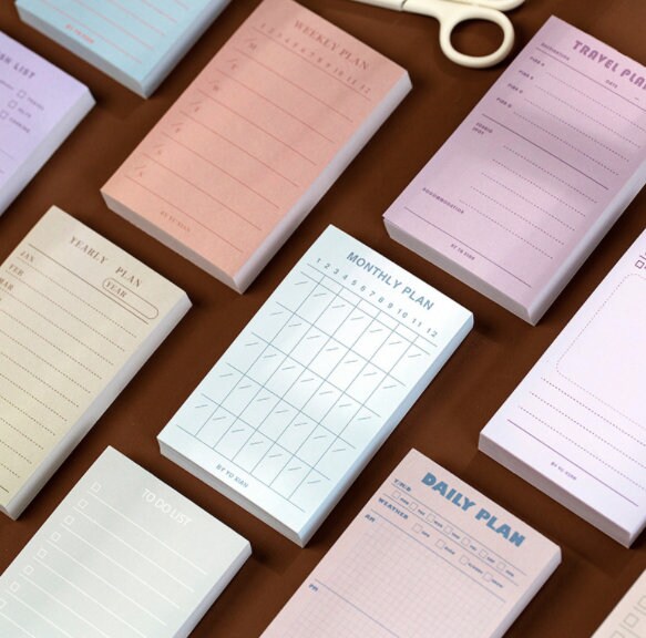 100 Sheets Desk Notepad | Planner | Memo Pad | To Do List | Daily Plan | Weekly Plan | List