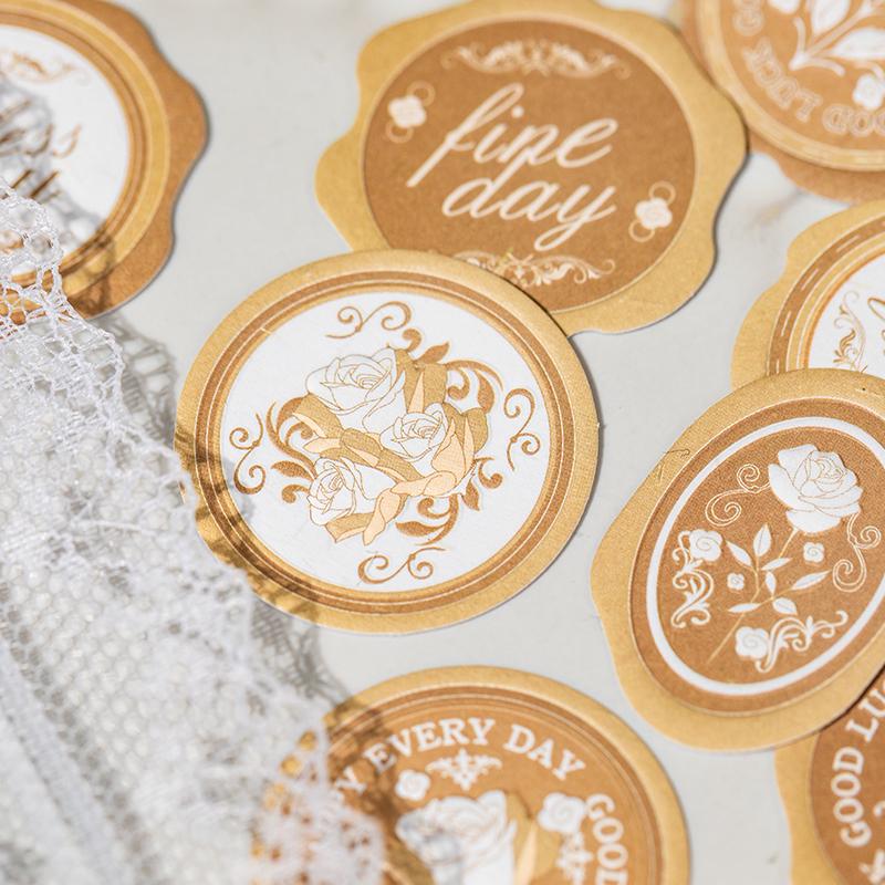 30pcs Retro Sealing Wax Sticker Pack | Three-dimensional Embossed | Envelope Sealing | Wax Sealing Sticker | Junk Journal Card Gift Wrapping