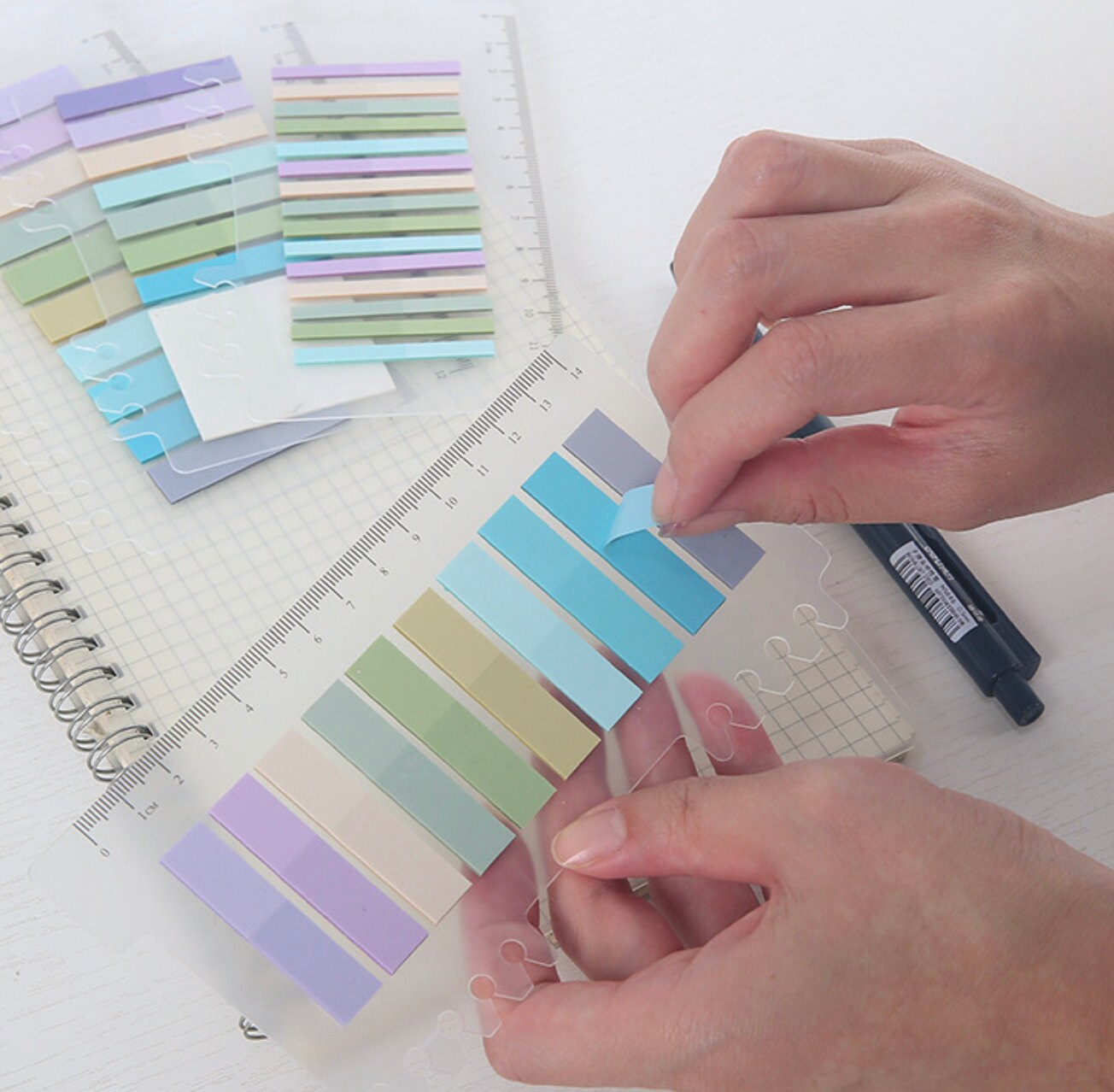 Mild Color Index Sticky Notes | Page Flags | Study Supplies | Planner | Sticky Note Pad