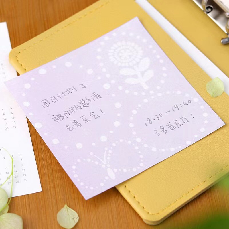 Sunny Days in Spring Beautiful Notepad | Cute Memo Pad | Planner Memo | Note Taking | Stationery Student School Journal Accessory Supplies
