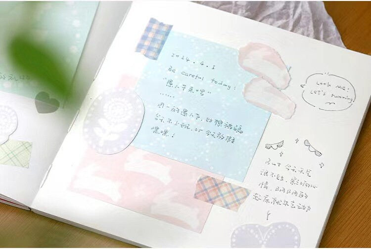 Sunny Days in Spring Beautiful Notepad | Cute Memo Pad | Planner Memo | Note Taking | Stationery Student School Journal Accessory Supplies
