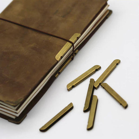 2PCS Metal Edge Protectors for Travel Journal Books Photo Albums | Travel Journal Accessories