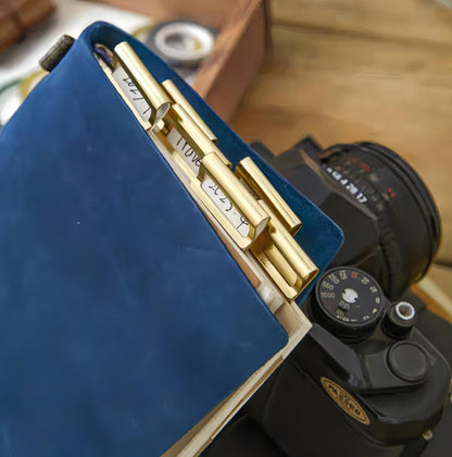 6pcs Brass Metal Index Clip | Brass Bookmark Paper Clips | Journal Notebook Planner TN Travelers Notebook Accessories