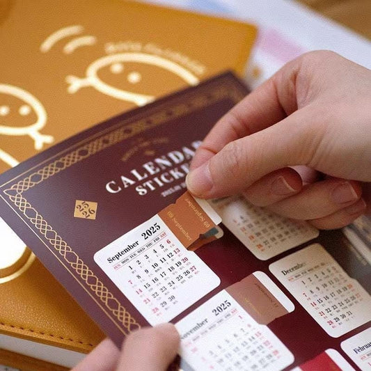2025 Calendar Sticker | 2025 Calendar | 2025 April to 2026 July | Sticky Tabs | Monthly Plan Stickers | Planner Accessories | Bullet Journal