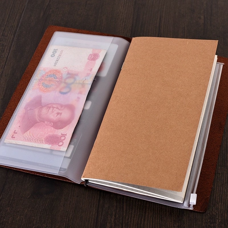 Travel Journal Accessories Zipper Pocket File Folders Cardholders | TN Standard  Passport Size | TN Zipper Pouch Refill Organizer