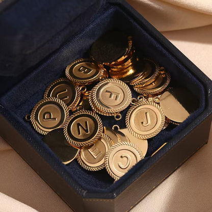 Gold Letter Travel Journal Vintage Charms | Journal Planner Charms | Travel Journal TN Accessories