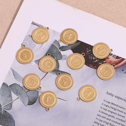 Gold Letter Travel Journal Vintage Charms | Journal Planner Charms | Travel Journal TN Accessories