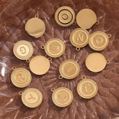 Gold Letter Travel Journal Vintage Charms | Journal Planner Charms | Travel Journal TN Accessories