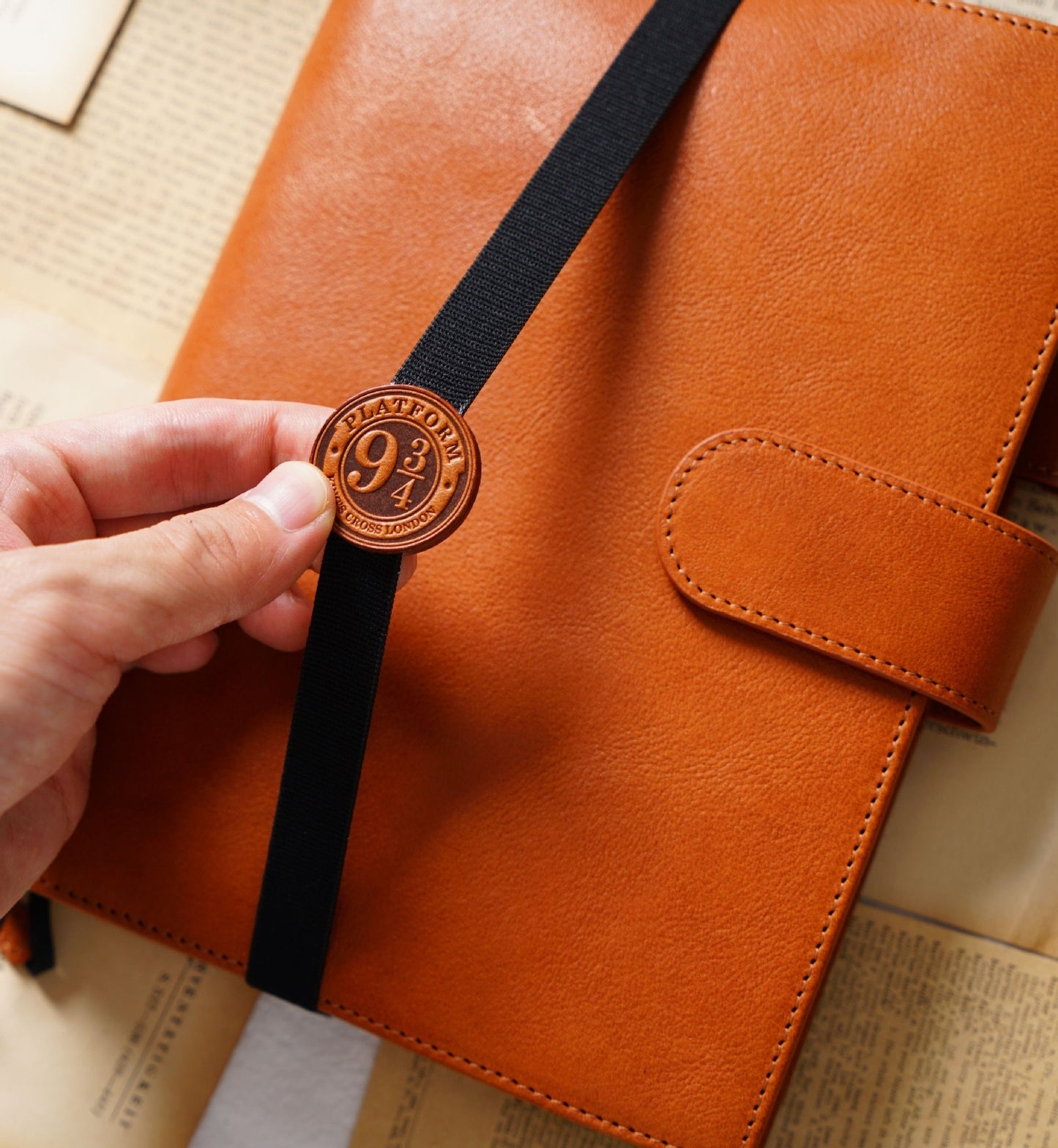 Elastic Leather Journal Bandage | Planner Journal Book Strap |  Travel Journal TN Accessories