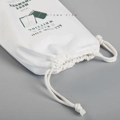 Traveler‘s Notebook Cotton Bags | A5 Passport Standard Size Journal Pouches Storage Bag | Standard Passport TN Organizer | TN Accessories