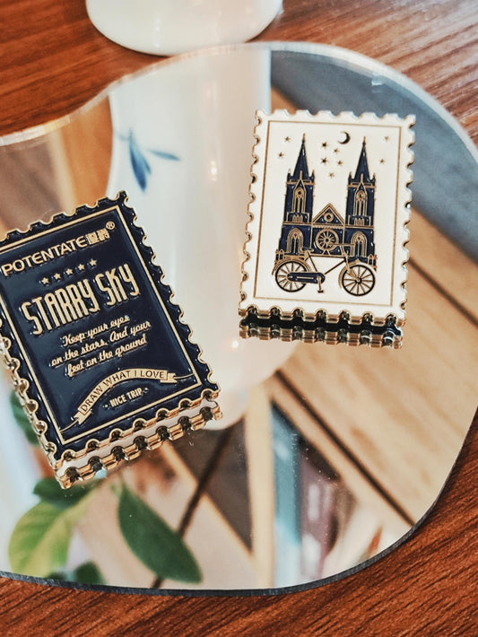 Retro Brass Metal Clips | Double Sided | Strong Paper Clip | Travel Journal TN Clip | Journal  Notebook Planner Accessories Supplies