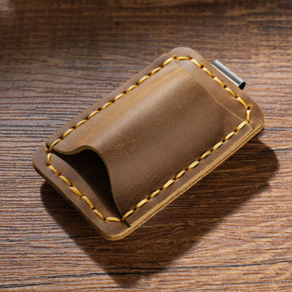 Handmade 100% Genuine Leather Single Pen Holder Clip for Books Notebooks | Travel Journal | Notebook Pen Holder | Journal Accessory