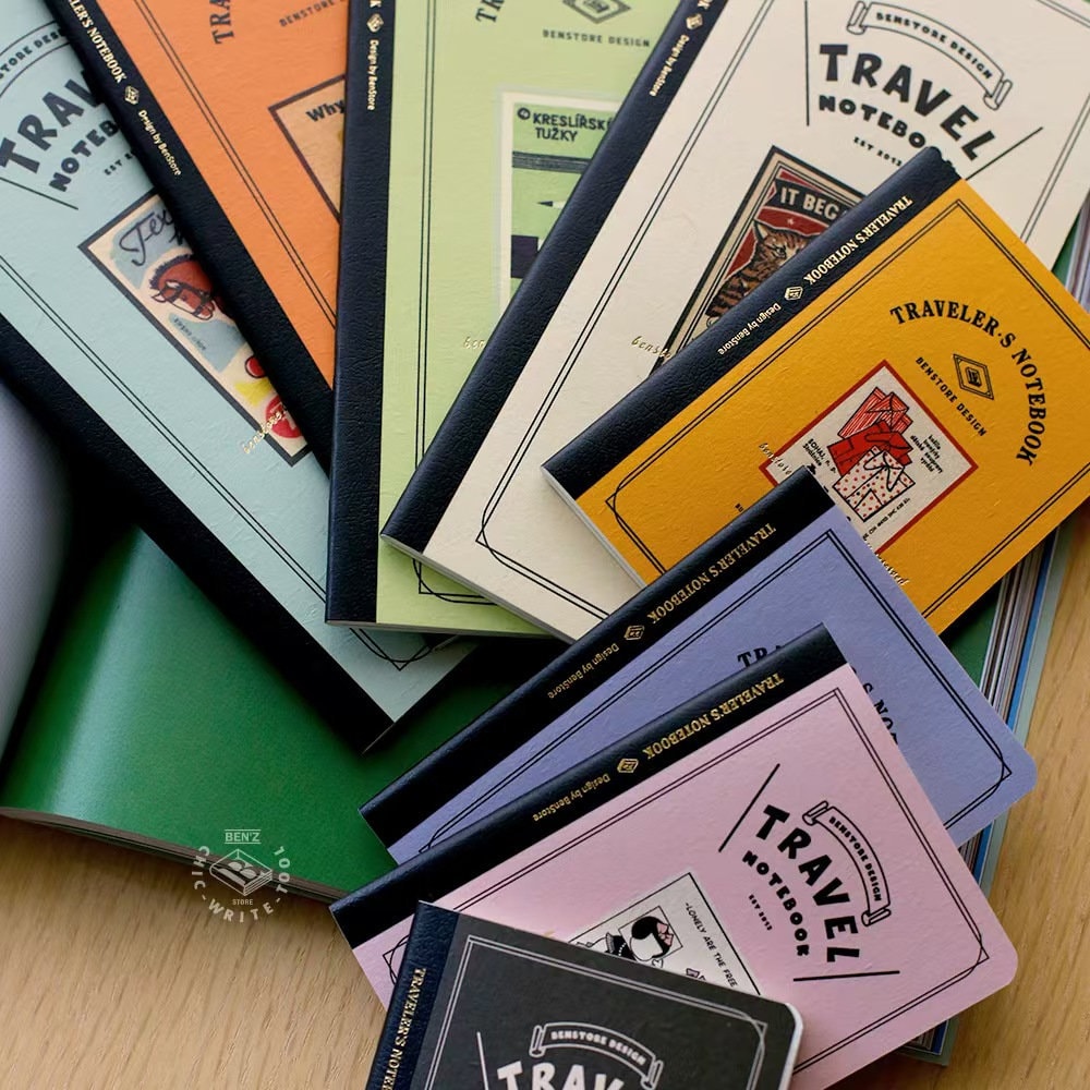 Retro Passport TN Travel Journal Refills Inserts | Travel Journal | 2024 Journal Diary Notebook Planner | School Study Supplies