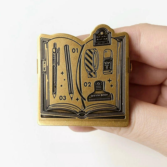 Retro Brass Metal Clips | Strong Paper Clip | Traveler's Notebook TN | Stationery Journal Scrapbooking Notebook Planner Accessories Supplies