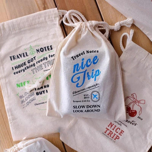 Traveler‘s Notebook Cotton Bags | Journal Pouches Storage Bag | Standard Passport TN Organizer | TN Accessories