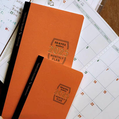 2025 Monthly Plan TN Travel Journal Refills | Standard Passport Size Inserts | Journal Planner | Travel Journal Accessories