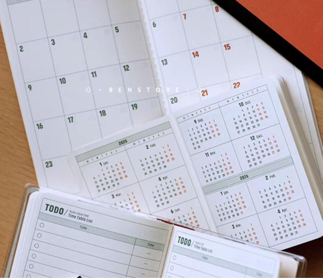 2025 Monthly Plan TN Travel Journal Refills | Standard Passport Size Inserts | Journal Planner | Travel Journal Accessories
