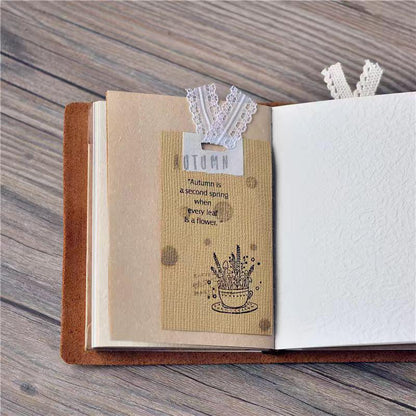 Mixed Special Material Paper TN Refills | Standard Passport Size Inserts | Travel Journal Planner | Travel Journal Accessories