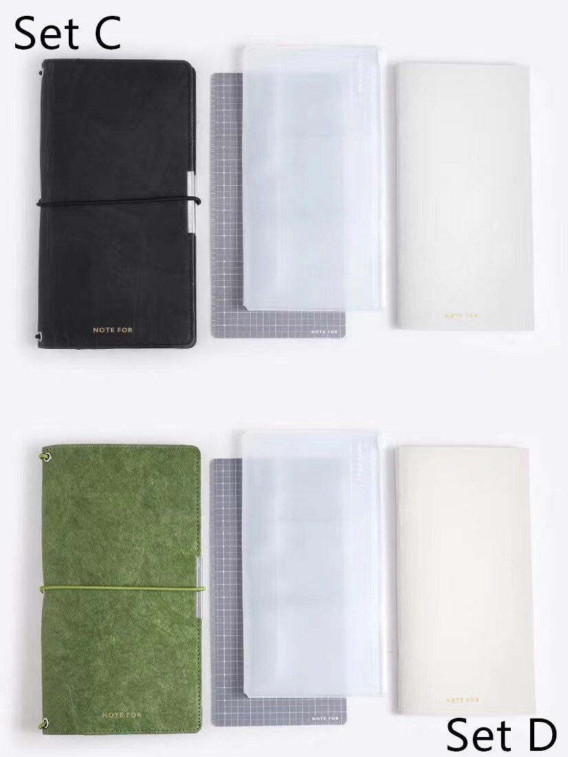 Travel Journal Set | Standard Size | DuPont Paper Cover | Travel Journal | Notebook Journal Supplies | Gift for Her